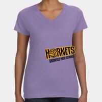 Women's V-Neck Fine Jersey Tee Thumbnail
