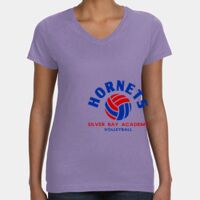 Women's V-Neck Fine Jersey Tee Thumbnail