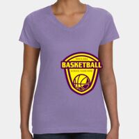 Women's V-Neck Fine Jersey Tee Thumbnail