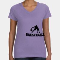 Women's V-Neck Fine Jersey Tee Thumbnail