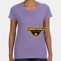 Women's V-Neck Fine Jersey Tee Thumbnail