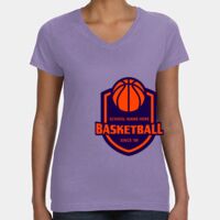 Women's V-Neck Fine Jersey Tee Thumbnail