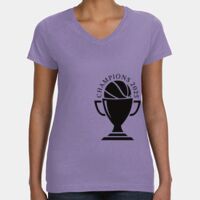 Women's V-Neck Fine Jersey Tee Thumbnail