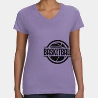 Women's V-Neck Fine Jersey Tee Thumbnail