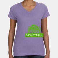 Women's V-Neck Fine Jersey Tee Thumbnail