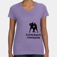 Women's V-Neck Fine Jersey Tee Thumbnail