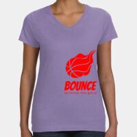 Women's V-Neck Fine Jersey Tee Thumbnail