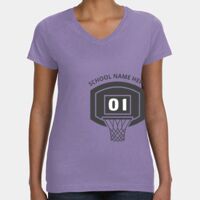 Women's V-Neck Fine Jersey Tee Thumbnail