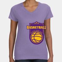 Women's V-Neck Fine Jersey Tee Thumbnail