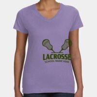 Women's V-Neck Fine Jersey Tee Thumbnail