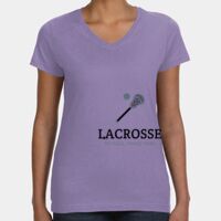 Women's V-Neck Fine Jersey Tee Thumbnail