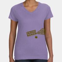 Women's V-Neck Fine Jersey Tee Thumbnail