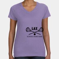 Women's V-Neck Fine Jersey Tee Thumbnail