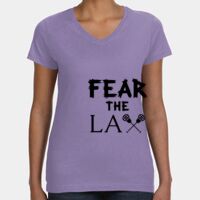 Women's V-Neck Fine Jersey Tee Thumbnail