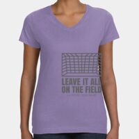 Women's V-Neck Fine Jersey Tee Thumbnail
