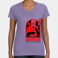 Women's V-Neck Fine Jersey Tee Thumbnail