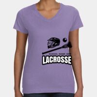 Women's V-Neck Fine Jersey Tee Thumbnail