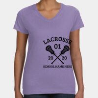Women's V-Neck Fine Jersey Tee Thumbnail