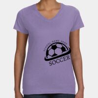 Women's V-Neck Fine Jersey Tee Thumbnail