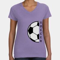 Women's V-Neck Fine Jersey Tee Thumbnail