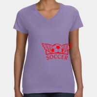 Women's V-Neck Fine Jersey Tee Thumbnail