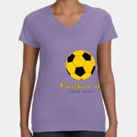 Women's V-Neck Fine Jersey Tee Thumbnail