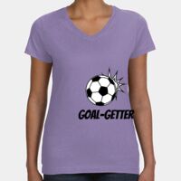 Women's V-Neck Fine Jersey Tee Thumbnail