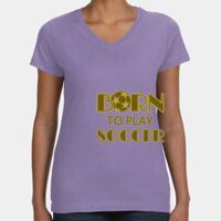 Women's V-Neck Fine Jersey Tee Thumbnail