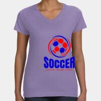 Women's V-Neck Fine Jersey Tee Thumbnail