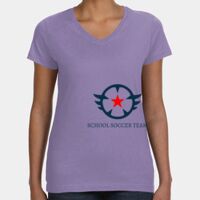 Women's V-Neck Fine Jersey Tee Thumbnail