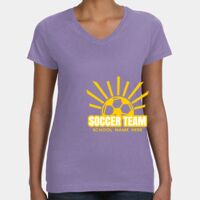 Women's V-Neck Fine Jersey Tee Thumbnail