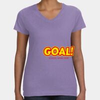 Women's V-Neck Fine Jersey Tee Thumbnail