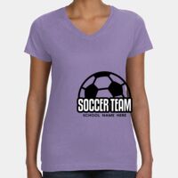 Women's V-Neck Fine Jersey Tee Thumbnail