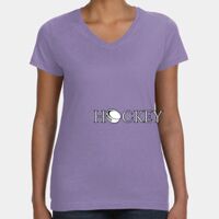 Women's V-Neck Fine Jersey Tee Thumbnail