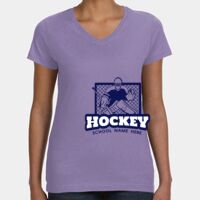 Women's V-Neck Fine Jersey Tee Thumbnail