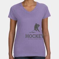 Women's V-Neck Fine Jersey Tee Thumbnail