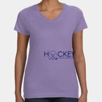 Women's V-Neck Fine Jersey Tee Thumbnail