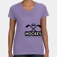 Women's V-Neck Fine Jersey Tee Thumbnail