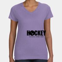 Women's V-Neck Fine Jersey Tee Thumbnail