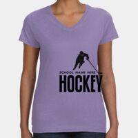 Women's V-Neck Fine Jersey Tee Thumbnail