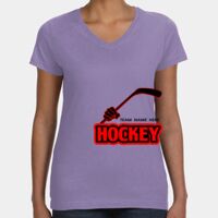 Women's V-Neck Fine Jersey Tee Thumbnail