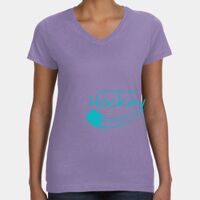 Women's V-Neck Fine Jersey Tee Thumbnail