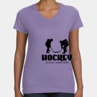 Women's V-Neck Fine Jersey Tee Thumbnail