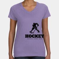 Women's V-Neck Fine Jersey Tee Thumbnail