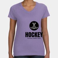 Women's V-Neck Fine Jersey Tee Thumbnail