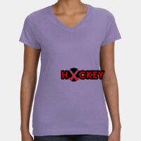 Women's V-Neck Fine Jersey Tee Thumbnail
