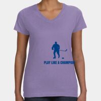 Women's V-Neck Fine Jersey Tee Thumbnail