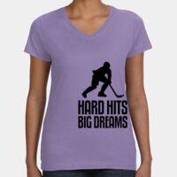 Women's V-Neck Fine Jersey Tee Thumbnail