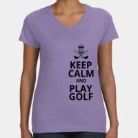 Women's V-Neck Fine Jersey Tee Thumbnail
