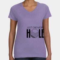 Women's V-Neck Fine Jersey Tee Thumbnail